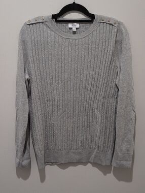 Kim Rogers Gray Crewneck Sweater